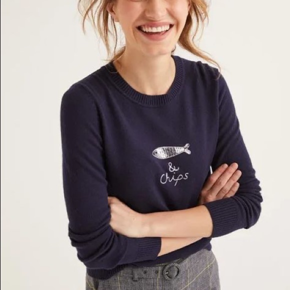 Boden | Sweaters | Boden Estella Fish 